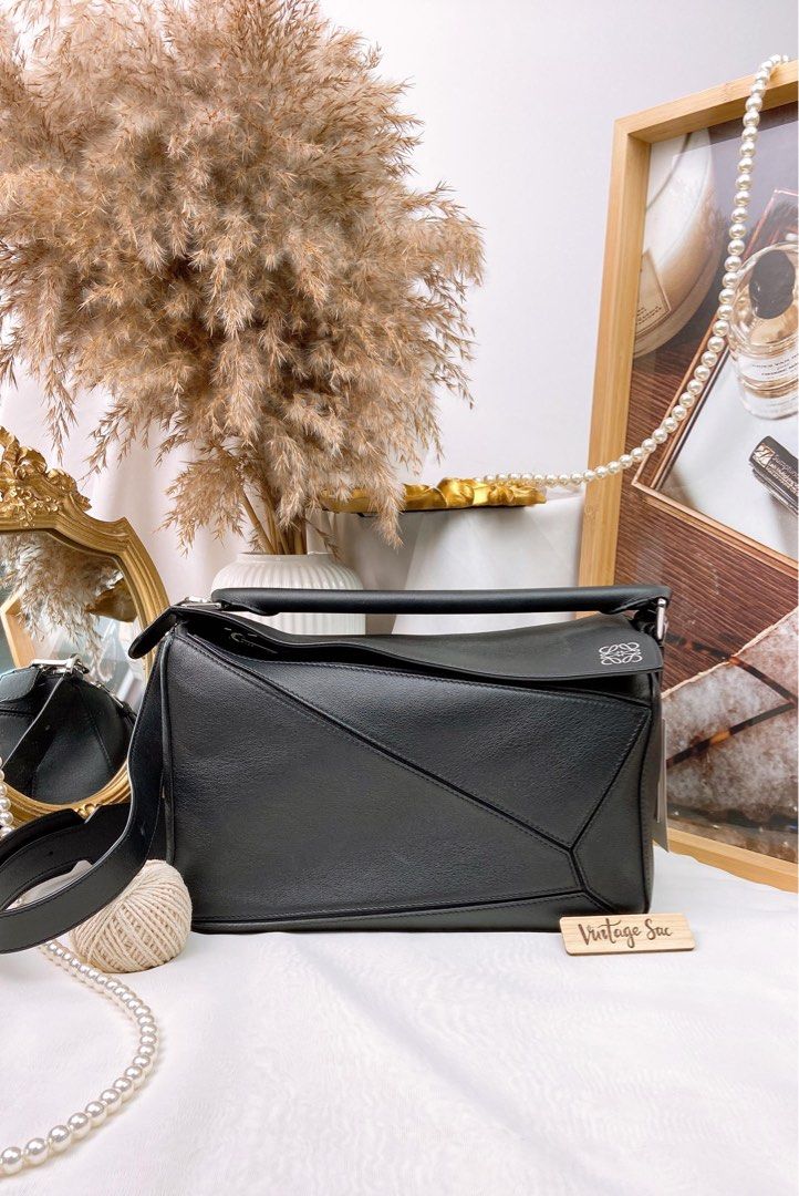 Puzzle bag black deals
