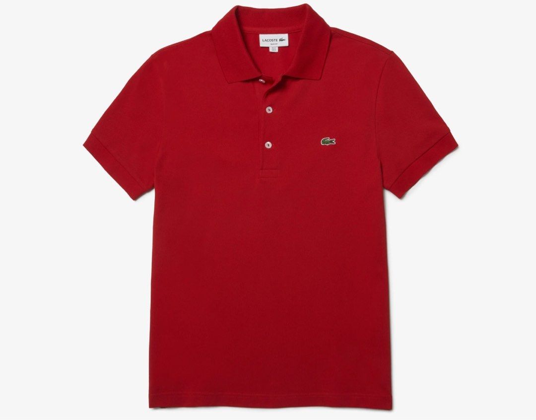 Lacoste Maroon Polo Men s Fashion Tops Sets Tshirts Polo