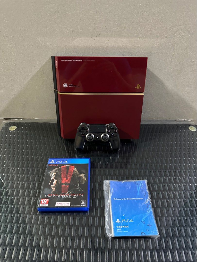 RARE LIMITED EDITION METAL GEAR SOLID V 5 PAL VERSION PS4 PLAYSTATION 4  CONSOLE
