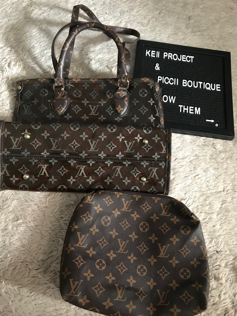 Louis vuitton 2025 tas doorzichtig