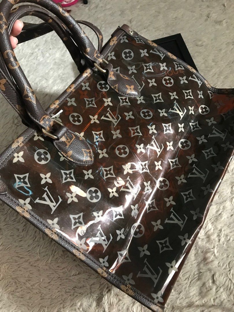 Louis vuitton tas doorzichtig deals