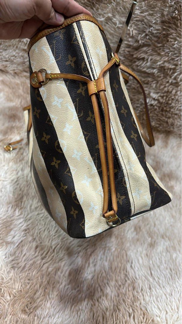 Louis Vuitton Vintage Rayures Neverfull MM Women s Fashion Bags