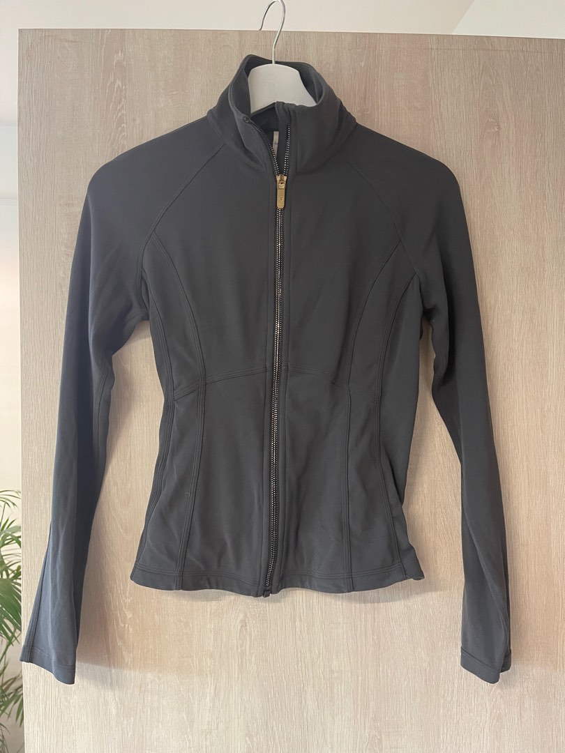 Lululemon grey Define Jacket, Women's Fashion, Activewear on Carousell