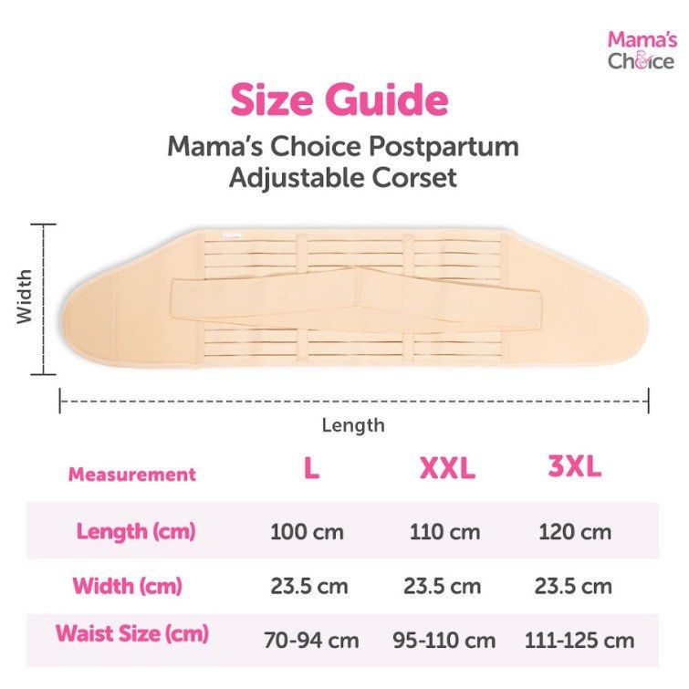 Mama's Choice Postpartum Belly Band / Belly Wrap / Binder, Babies & Kids,  Maternity Care on Carousell