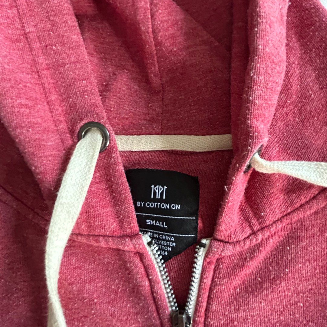 Maroon pink cotton on oversized jacket Women s Fashion Coats
