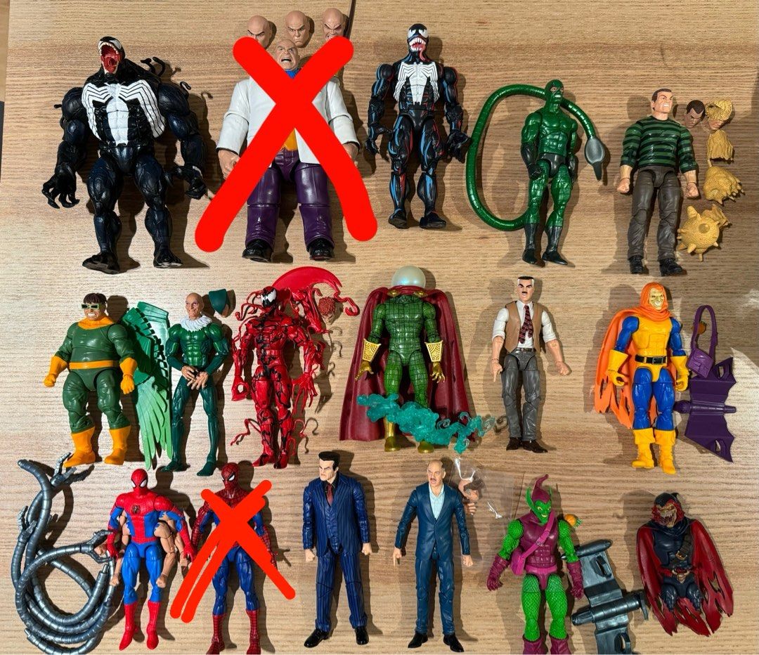 Marvel Legends Spider man Villains