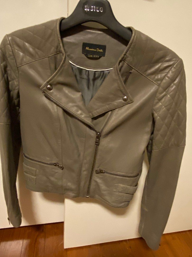 Massimo dutti green jacket on sale