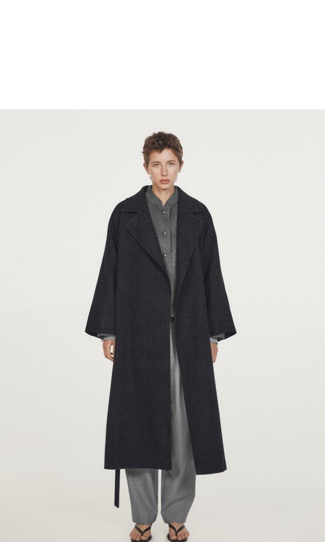 Massimo dutti wool best sale coat