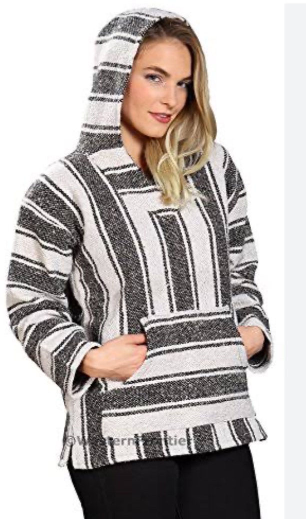 Mexican Baja Hoodie, Women's Fashion, Coats, Jackets and Outerwear on