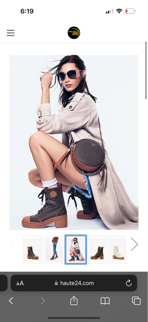 michael kors combat boots