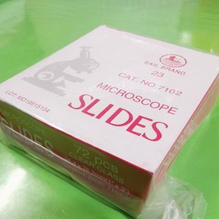 Microscopic slides (sail brand) 72 pieces