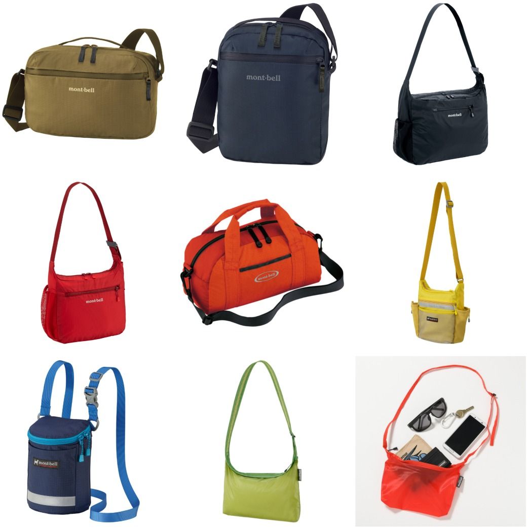 🐧mont-bell 斜孭袋Travel Tough Pouch 1133452, Travel Tough Shoulder  1133453,Pocketable Light Shoulder 1123971 / 1123970 / 1123969, L.W. Duffle  1123381, 
