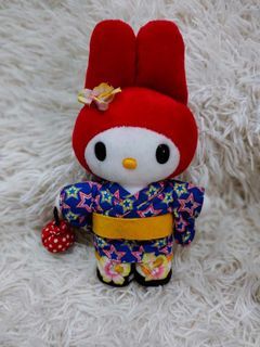 My Melody in Yukata Costume Vintage Plush