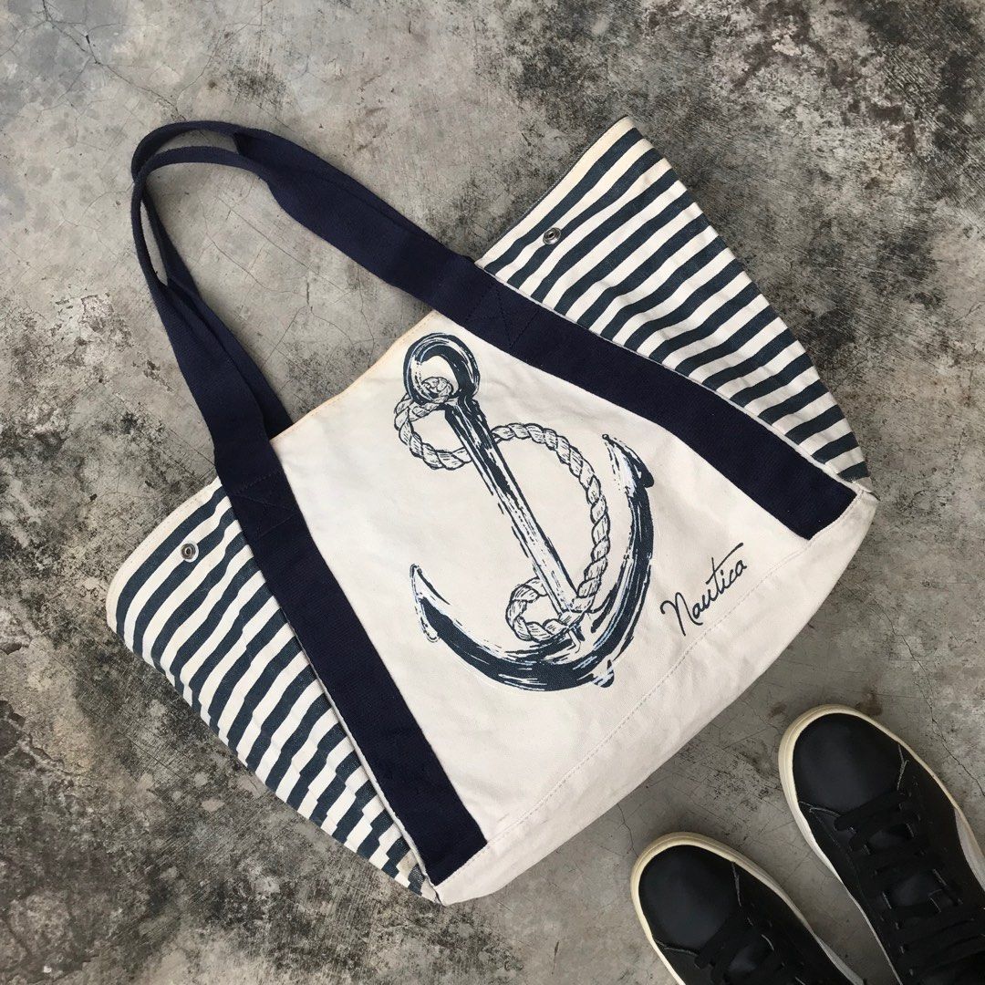 Nautica canvas tote new arrivals