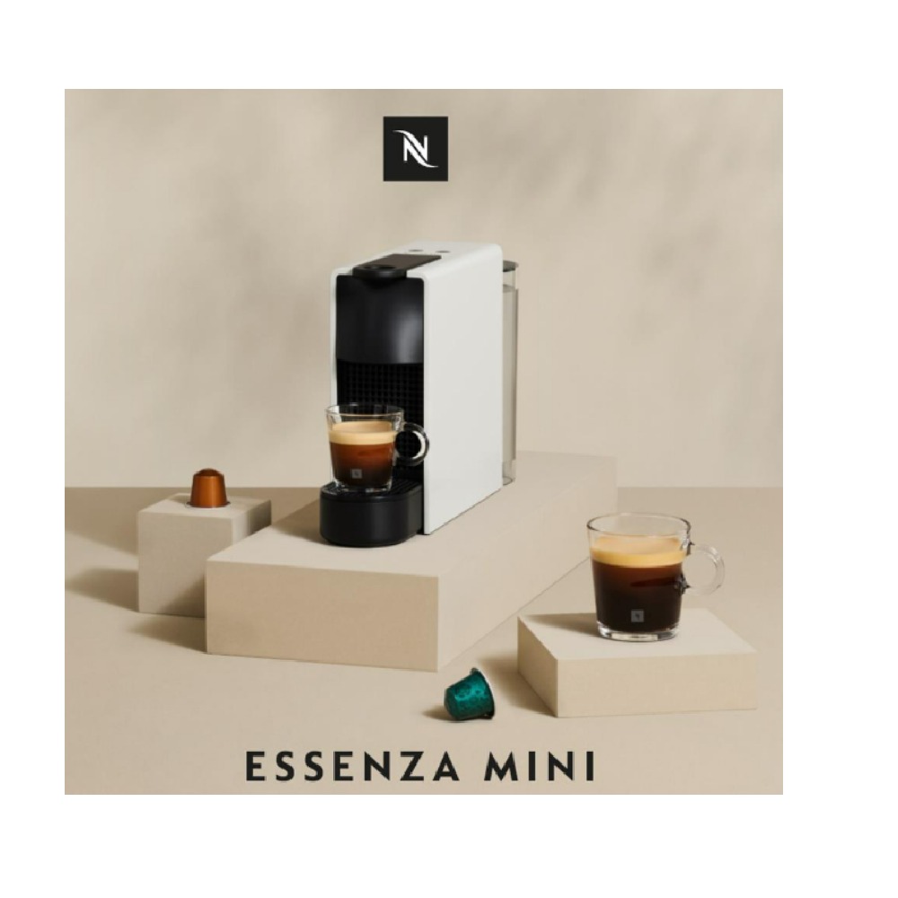 Nespresso Essenza Mini Coffee Machine Pure White C30- FREE 1x Coffee Sleeve  (10 Capsules), TV & Home Appliances, Kitchen Appliances, Coffee Machines &  Makers on Carousell