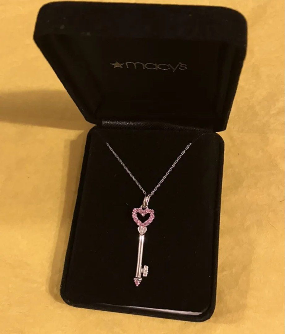 Macy's key necklace best sale