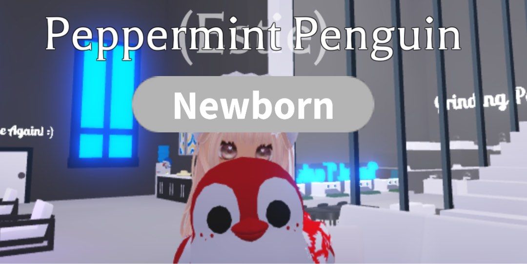 Adopt Me Winter Week 2 NEON Fleur de Ice and Peppermint Penguin