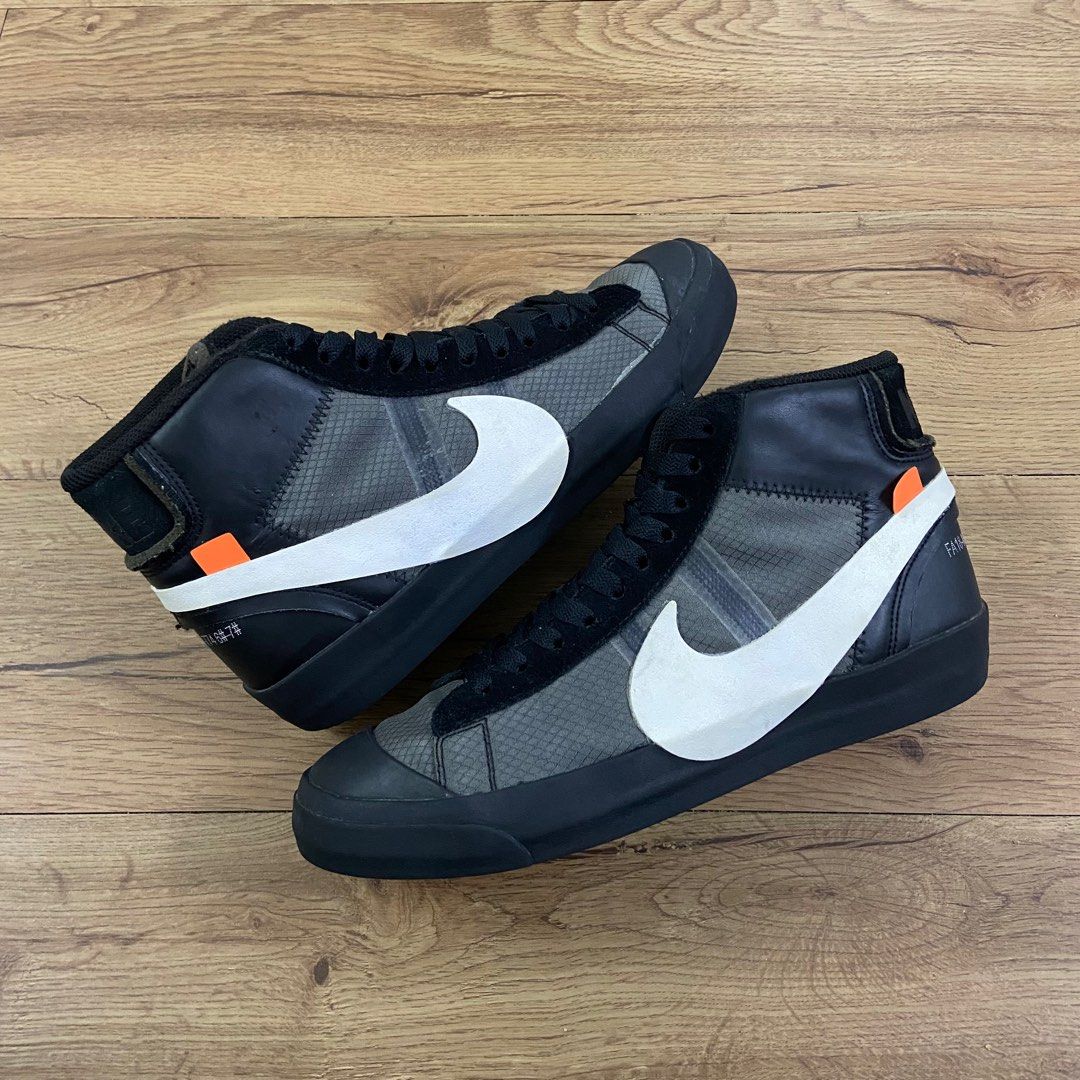 Nike blazer clearance off white grey