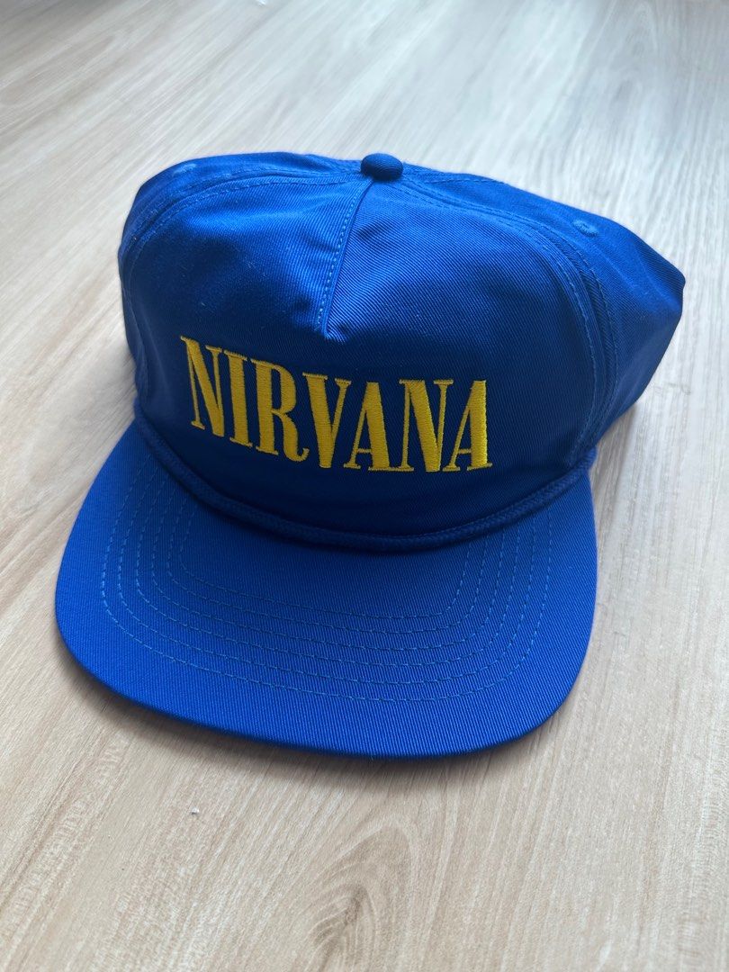 Nirvana Nevermind cap (Category: Cap & Hats) located in Kuala Lumpur. Submitted by vtgneverdies (Listing ID 1270145839, Image 2). Description: Official 2023 Nirvana Merch - Iconic Nevermind snapback Brand new.