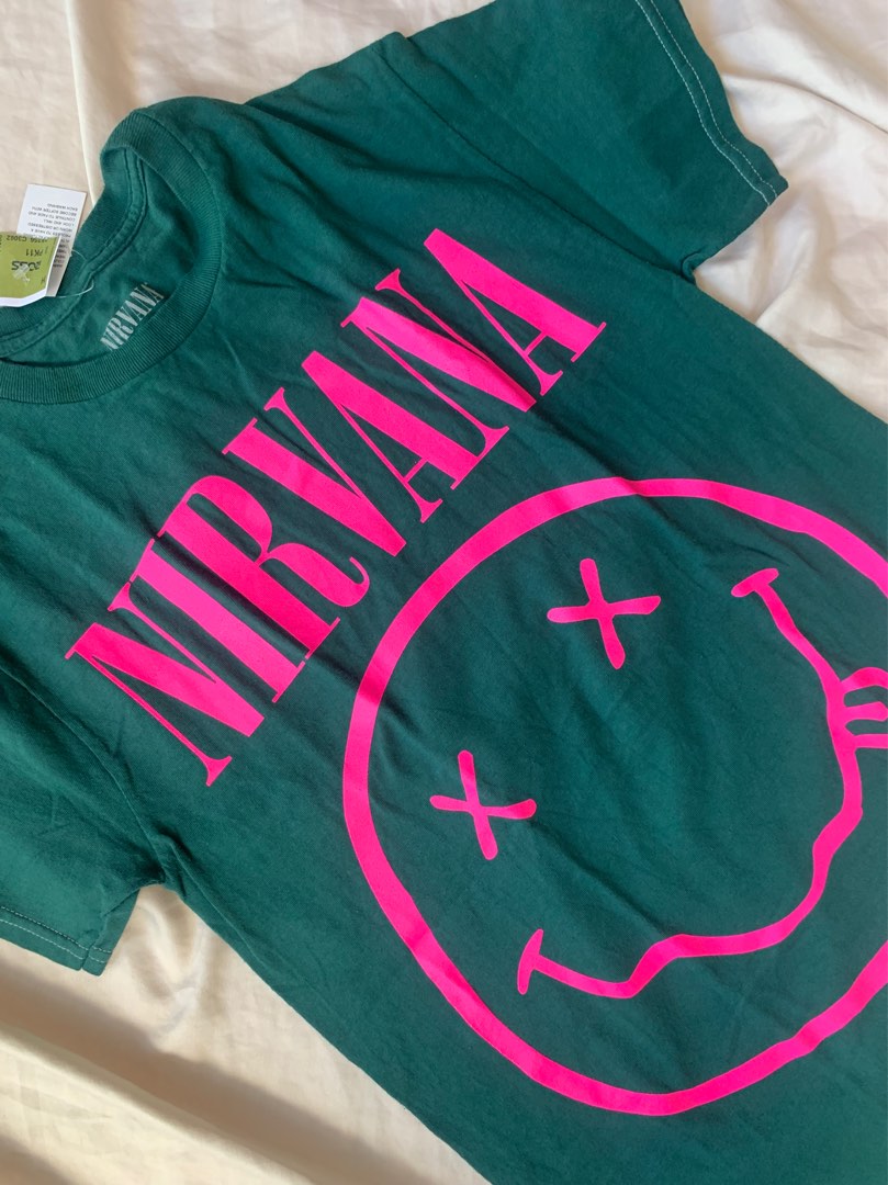 Nirvana Shirt, Men's Fashion, Tops & Sets, Tshirts & Polo Shirts on ...