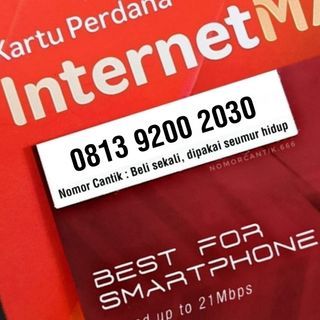 Nomor Cantik Kartu Perdana SimPATI dan As Telkomsel Combo Sakti 0813 9200 2030