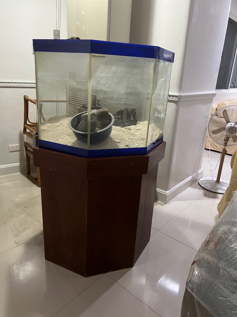 Octagon fish tank hot sale