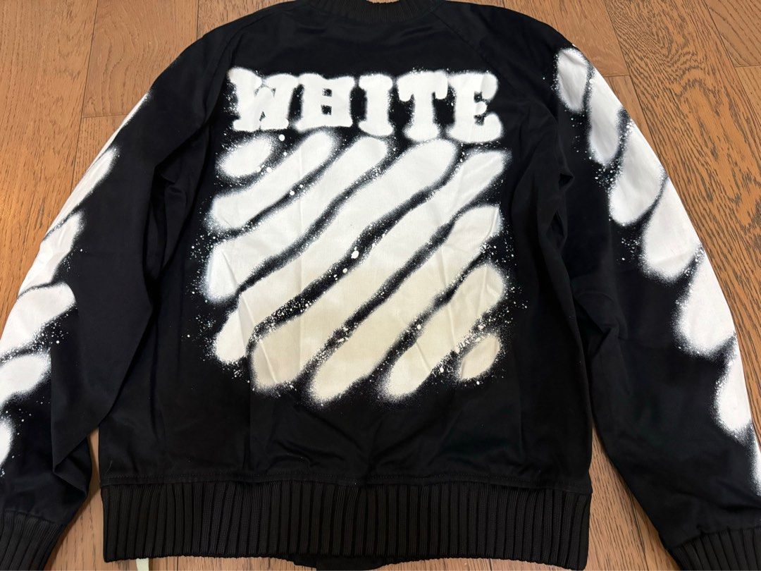 Off white sales spray paint jacket