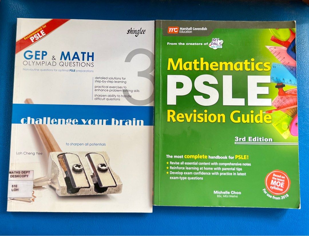 P5 & P6 Math Assessment Books / PSLE Maths Revision Guide, Hobbies ...