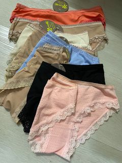 Cheap 3pcs Women Invisible Underwear Thong Cotton Spandex Gas