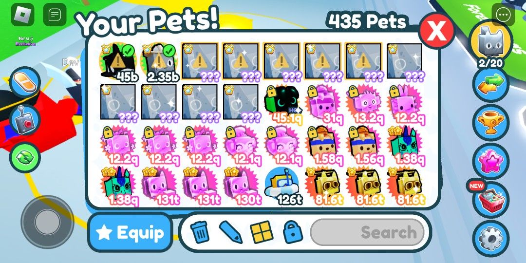 Pet Simulator X Gems Cheap, Video Gaming, Gaming Accessories, In-Game  Products on Carousell