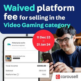 Platform fees for sales in ‘Video Gaming’ category