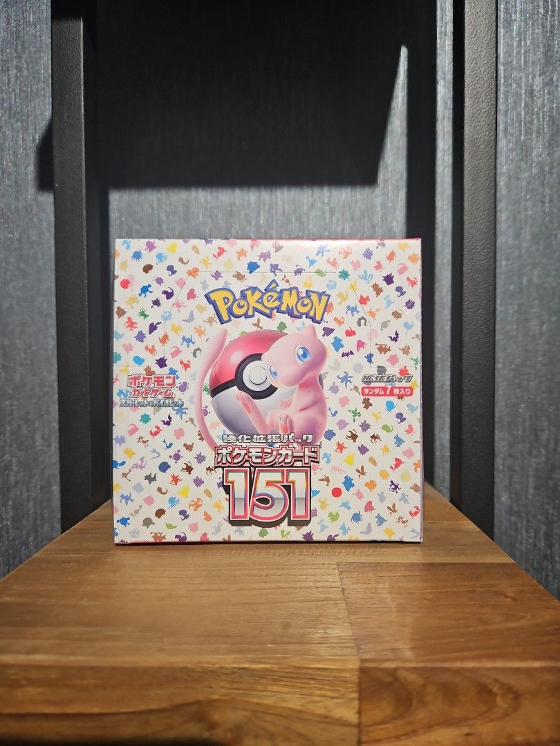 Pokemon TCG Card JP Pokemon 151 Booster Box MISB, Hobbies & Toys, Toys &  Games on Carousell