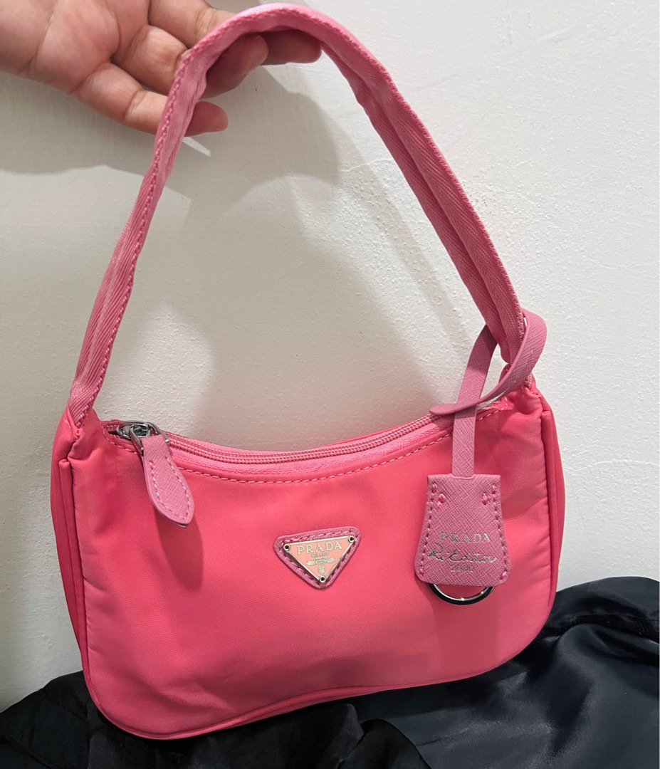 Prada Shoulder Nylon Pink