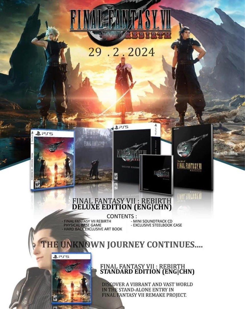 Final Fantasy VII Rebirth Deluxe Edition 