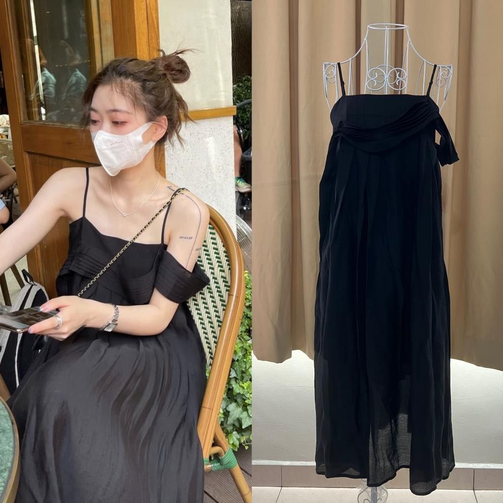 Black Satin Dress, Women's Fashion, Dresses & Sets, Dresses on Carousell