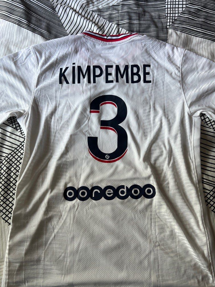 Paris Saint-Germain Nike Home Stadium Shirt 2023-24 with Kimpembe 3 printing