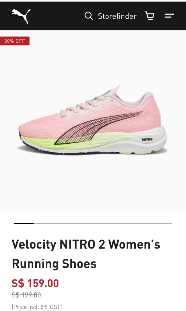 Puma nitro running shoes