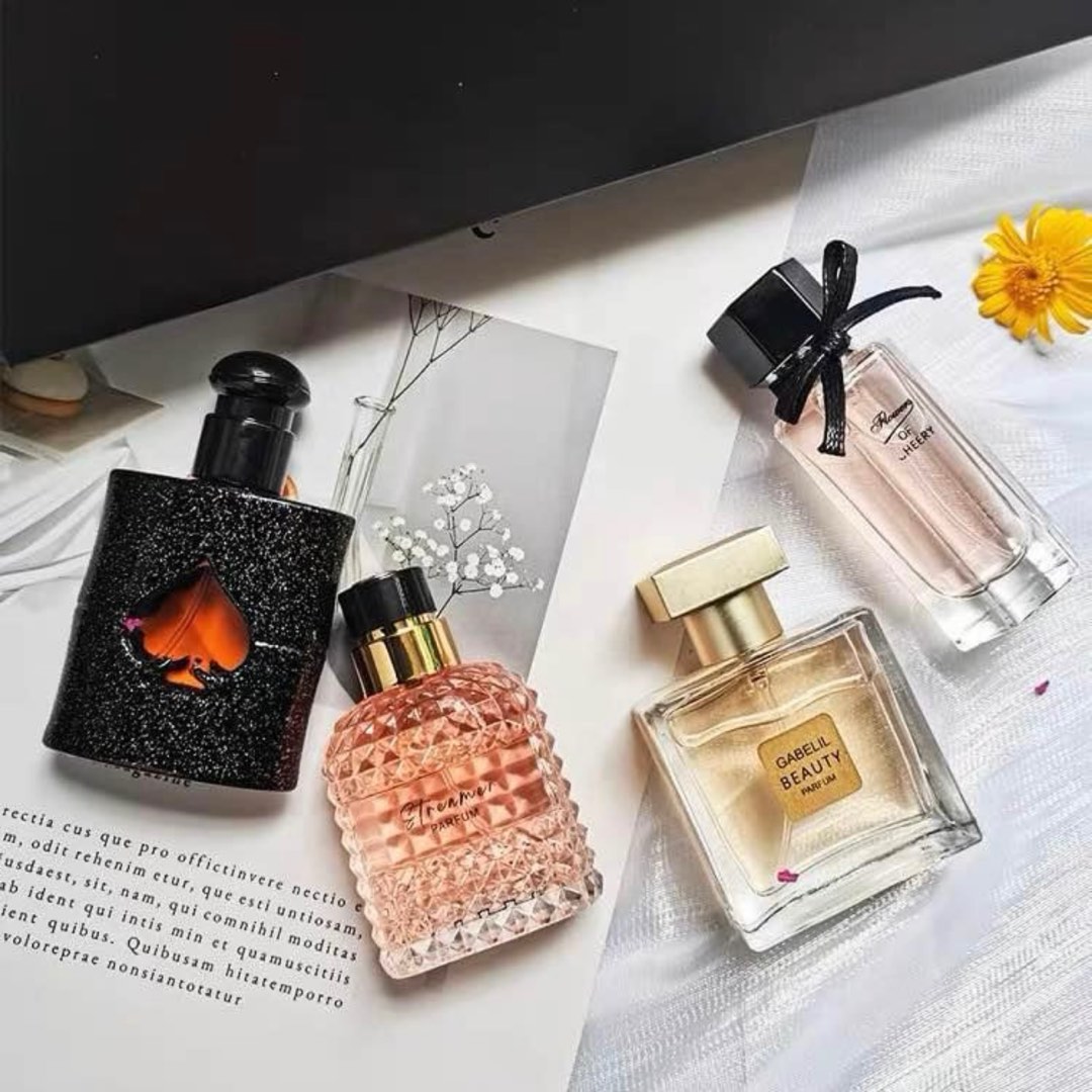 perfume collection, Stock image