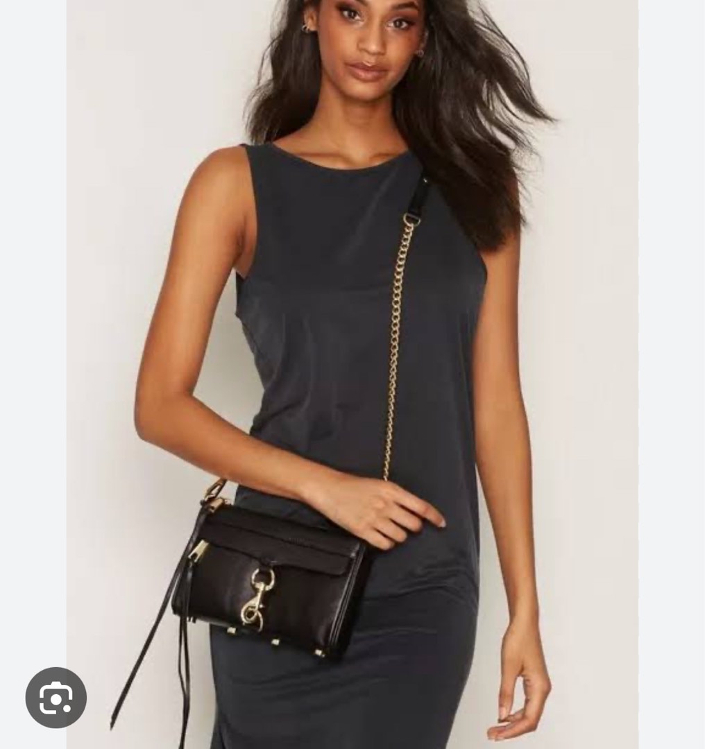 Rebecca minkoff mini shop mac crossbody black