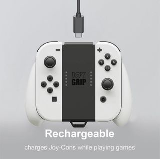 Rechargeable Joy Con Grip (Skull & Co.) for Nintendo Switch Joycon NSW