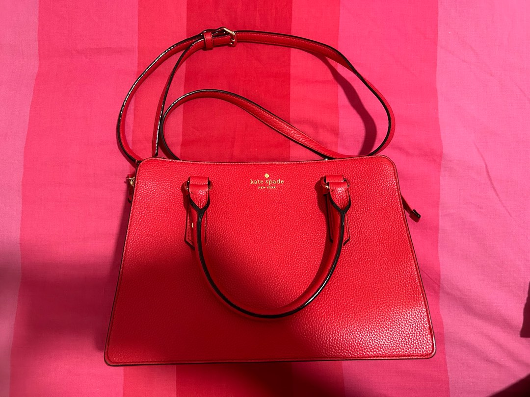 Red kate discount spade bag