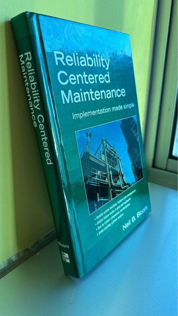 Reliability Magazine Reliability Centered Maintenance Book, Hobbies & Toys, Books ...