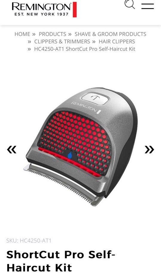 Remington ShortCut Pro SelfHaircut Kit, Beauty & Personal Care, Hair