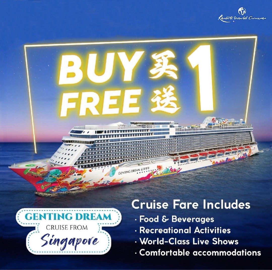 Resorts World Cruises Genting Dream Tv Home Appliances Kitchen