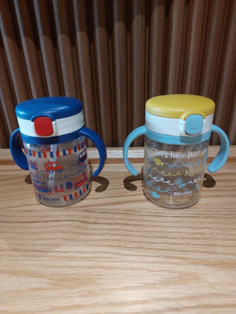 Richell straw cup Babies Kids Nursing Feeding Weaning