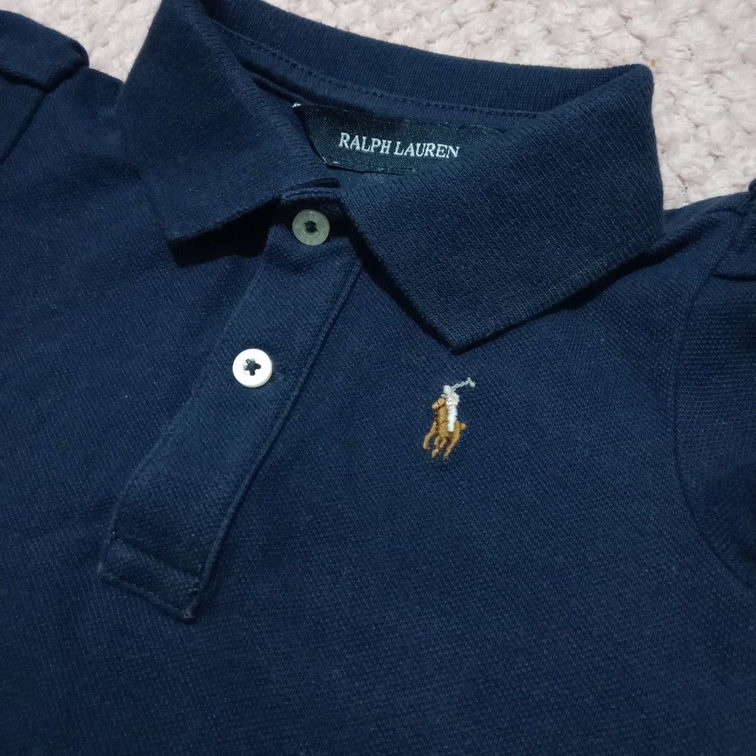 RL polo shirt for baby (Category: Babies & Kids Fashion) located in Bacoor. Submitted by knotdys (Listing ID 1270210562, Image 2). Description: 9M on tag, fits up to 12mos petite.