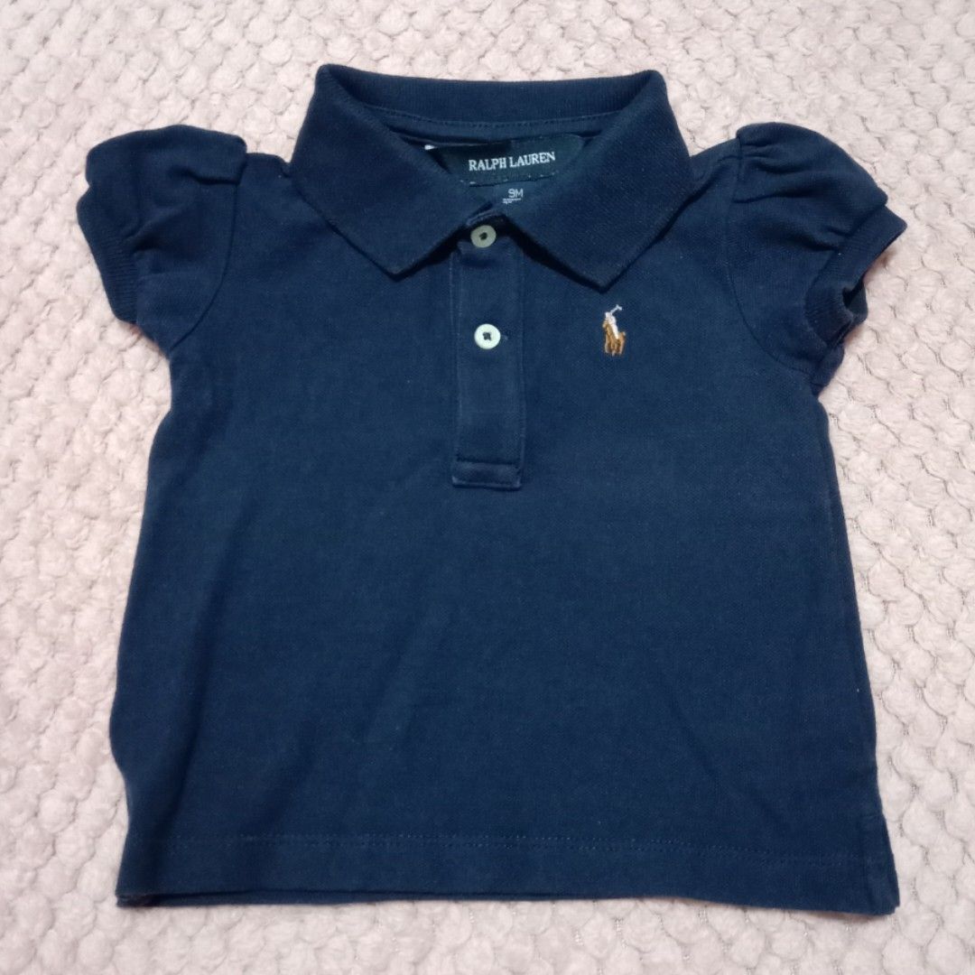 RL polo shirt for baby (Category: Babies & Kids Fashion) located in Bacoor. Submitted by knotdys (Listing ID 1270210562, Image 1). Description: 9M on tag, fits up to 12mos petite.