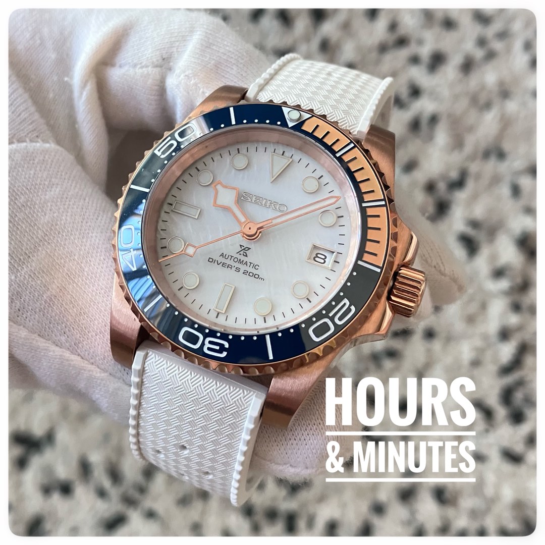 White best sale pearl watch