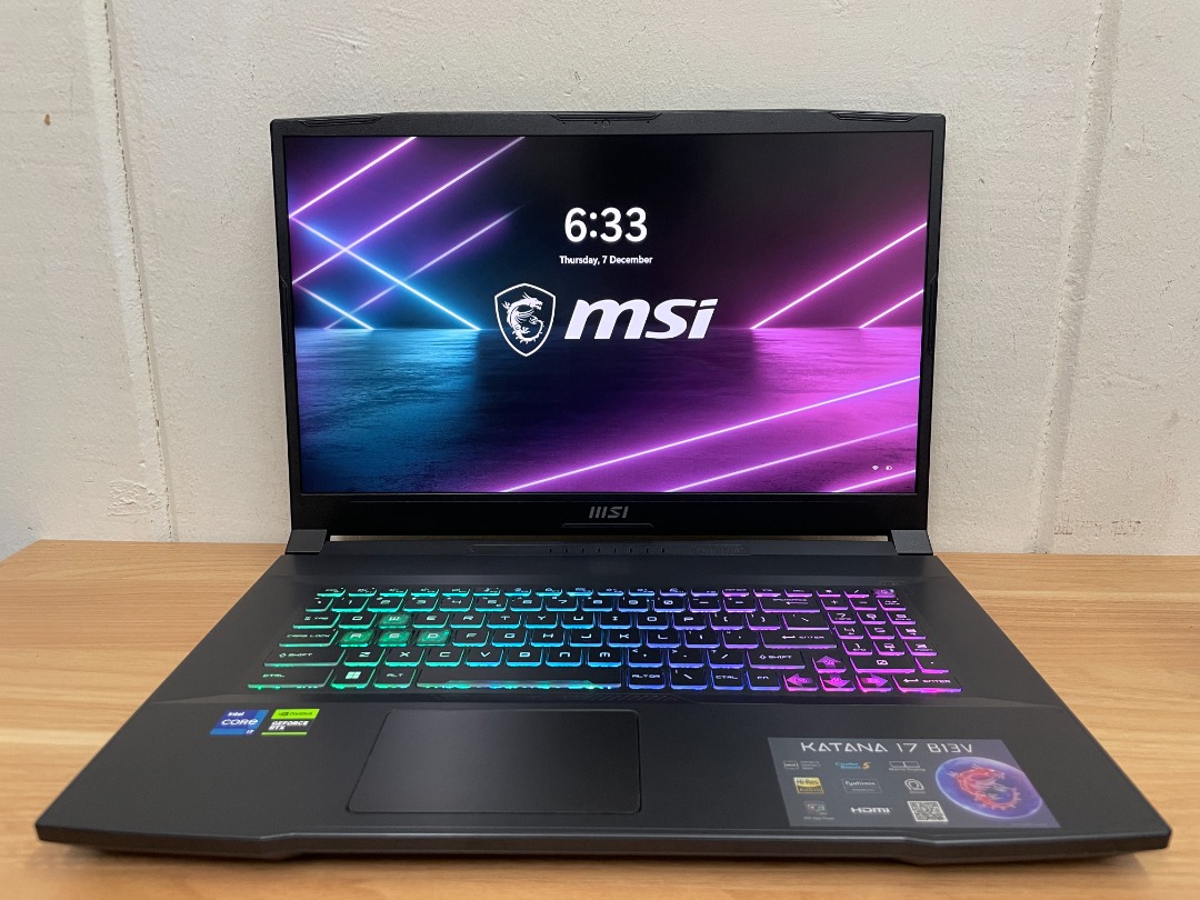 RTX 4060 17.3'' 144Hz FHD IPS Warranty till 2024 MSI Katana 17