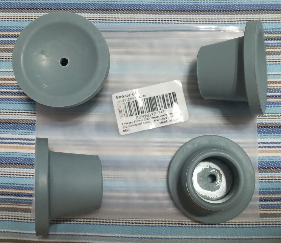 Shower chair best sale replacement rubber feet